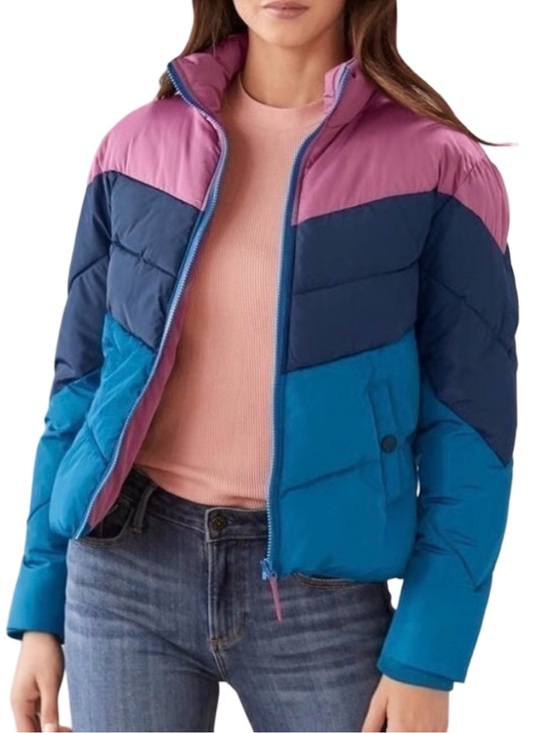 Sundance Jackets & Blazers - Sundance Retro Color Block Greer Mountain Puffer Jacket Size Large
